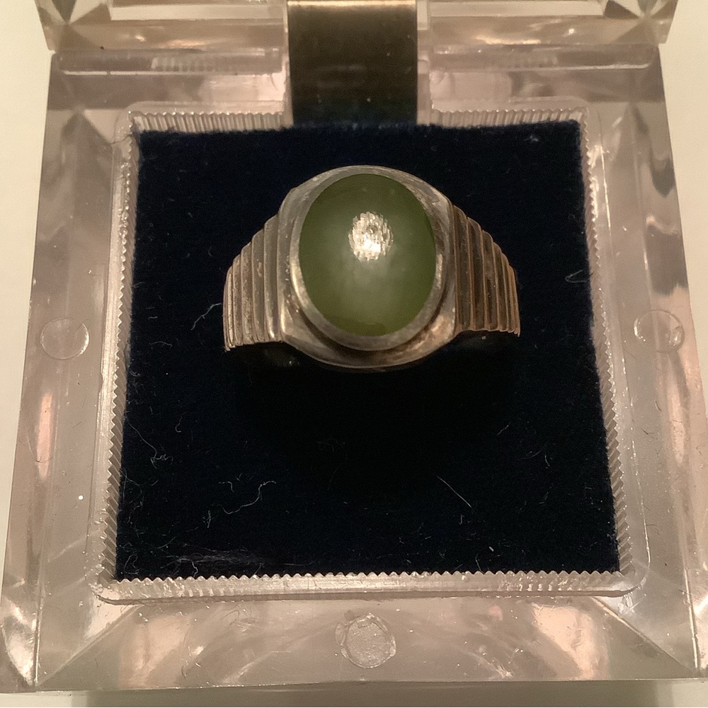 New vintage Sterling Silver signet cocktail ring